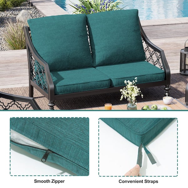 Crestlive Products 21 in. x 22 in. Outdoor Deep Seat Cushion Set