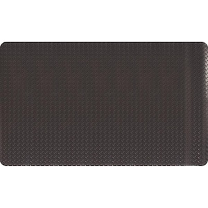 Rhino Anti-Fatigue Mats Industrial Smooth 3 ft. x 4 ft. x 7/8 in. Anti- Fatigue Commercial Floor Mat IS36DSX4 - The Home Depot