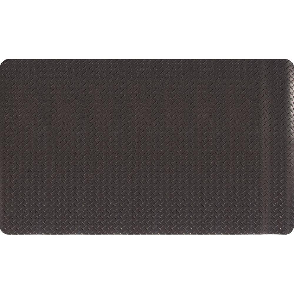 Diamond Star DF Black 11/16 in. 3 ft. x 10 ft. Vinyl Indoor Commercial Door