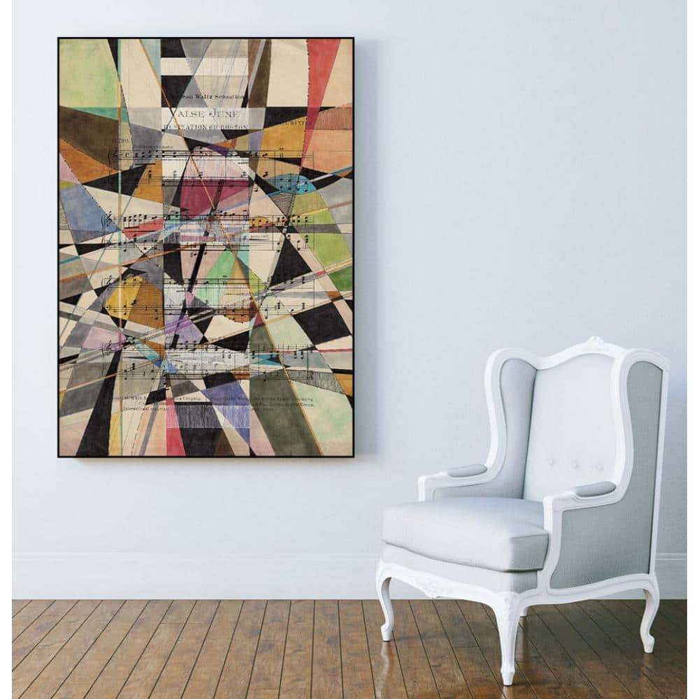 30 in. x 40 in. Valse June by Nikki Galapon Framed Wall Art