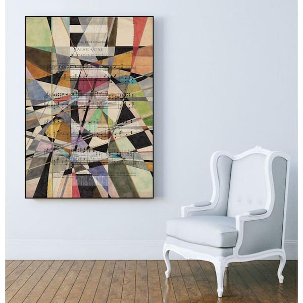 Unbranded 30 in. x 40 in. "Valse June" by Nikki Galapon Framed Wall Art