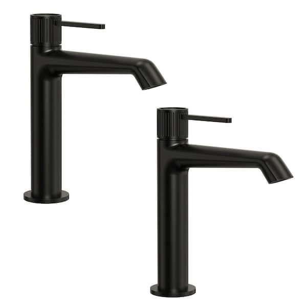 EVERSTEIN 2-Pack 8.25 in. Height Single Handle Faucet Single Hole