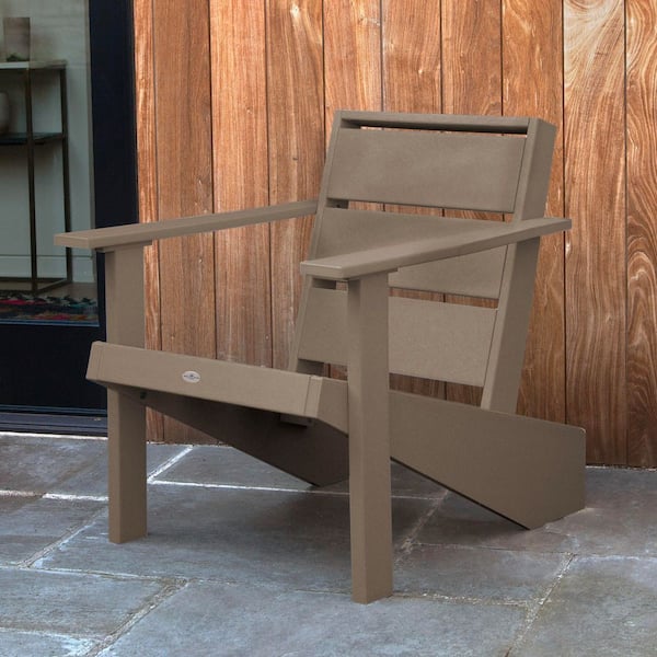 Highwood Haven Modern Cabana Tan Adirondack Chair Set of 1