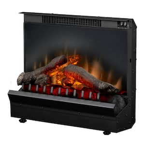 23 in. Electric Fireplace Insert with LED Log Set
