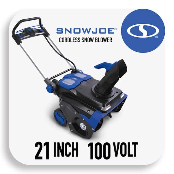 Snow Joe 21 in. 100V Lithium Cordless Electric Snow Blower Kit