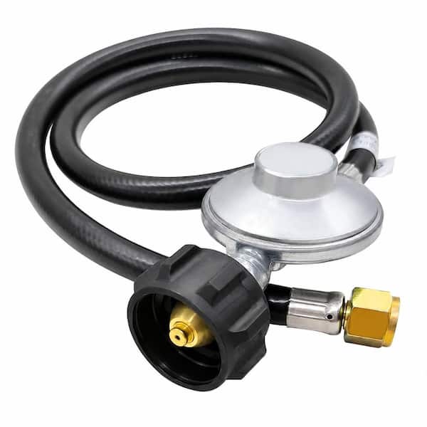 3 Ft Universal Low Pressure Propane Hose and Regulator Replacement for LP Gas Grill, Heater, Fire Pit and Camping