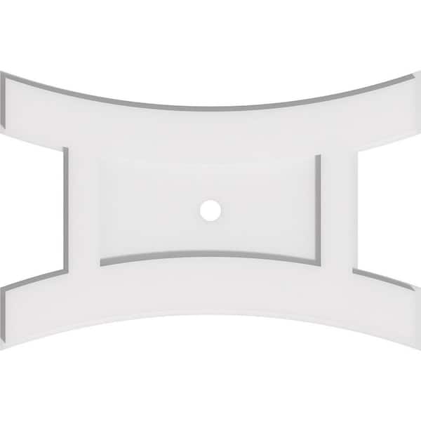 Ekena Millwork 1 in. x 20 in. x 13.375 in PVC Medallion Moulding