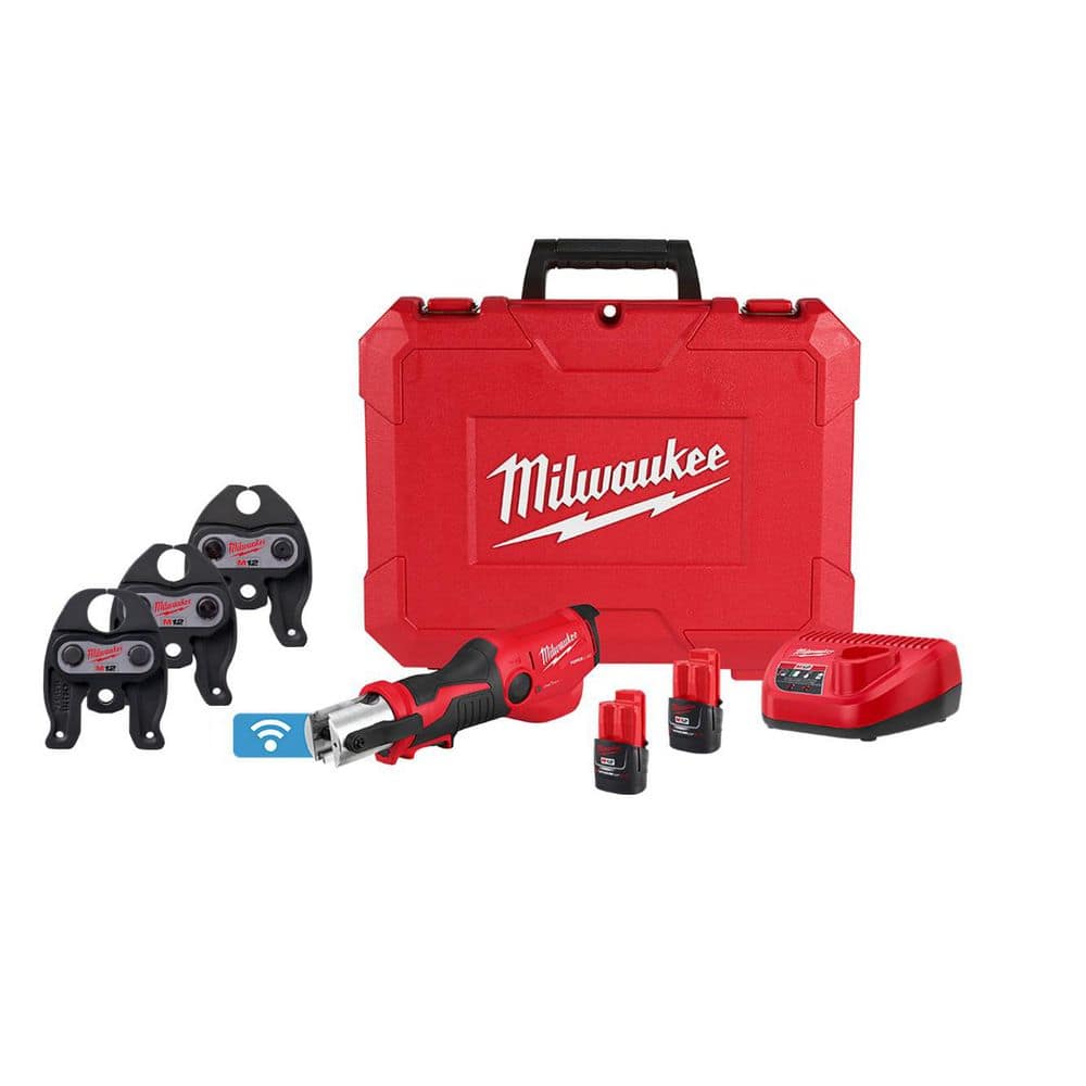 M12 12-Volt Lithium-Ion FORCE LOGIC Press Tool with ONE-KEY and 1/2 in. - 1 in. PEX Crimp Jaw Kit price history on PriceWatchPro