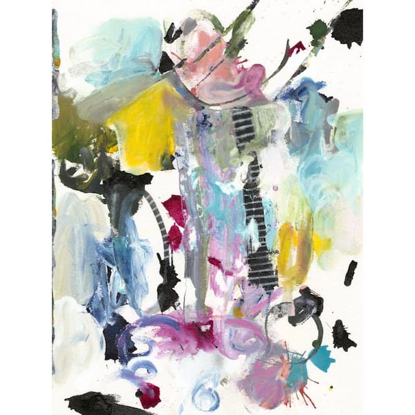 GIANT ART 54 in. x 72 in. "Symphony I" by Jodi Fuchs Canvas Wall Art