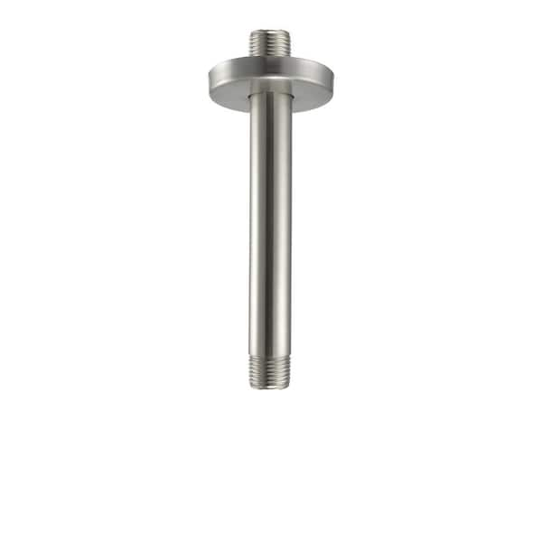 6 in. Round Shower Arm, Brushed Nickel