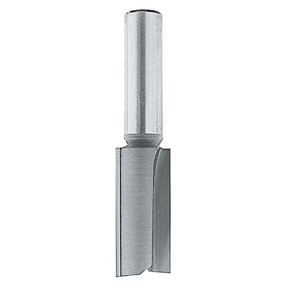 Makita 1/4 in. x 1 in. Carbide-Tipped, Straight 2 Flute Router Bit with 1/4 in. Shank