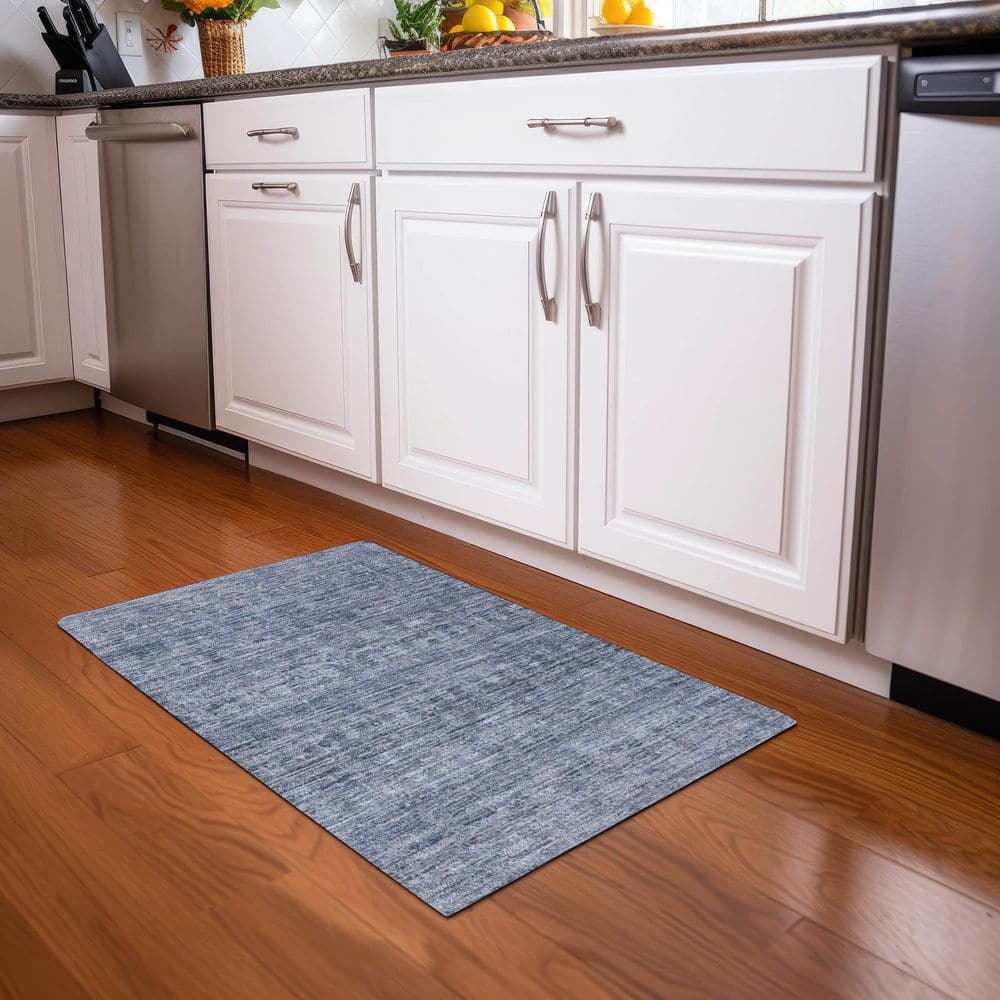 Chantille Machine Washable Indoor/Outdoor Abstract ACN1746 Blue 2 ft. x 3 ft. Accent Rug price history on PriceWatchPro