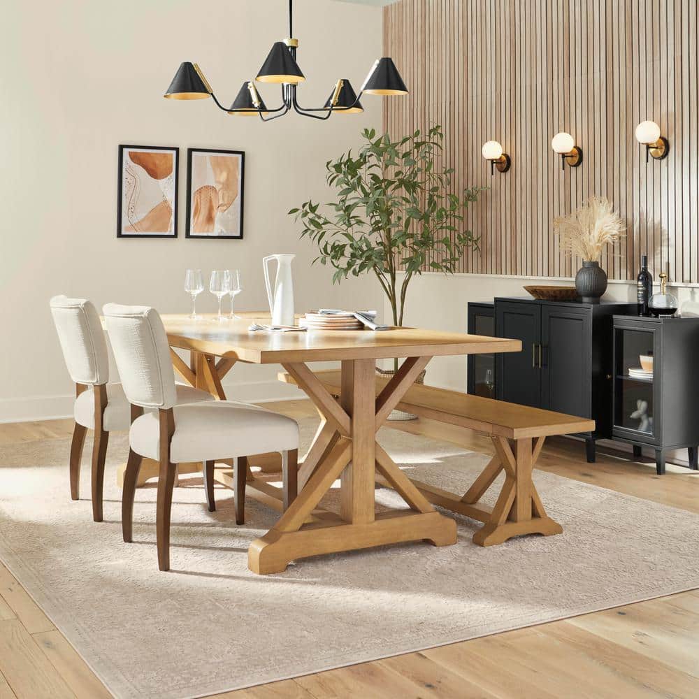 UltraLight Linari Natural Faux Wood Wall Paneling (4-Pack)