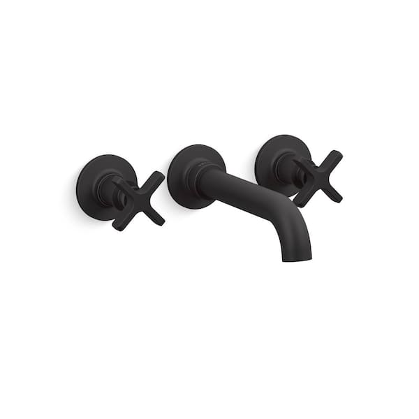 KOHLER Castia By Studio McGee Wall-Mount Bath Faucet Trim in Matte Black
