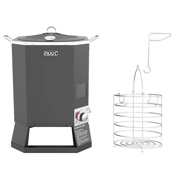 27 qt. Outdoor Oil Free Propane Turkey Fryer and BBQ Smoker