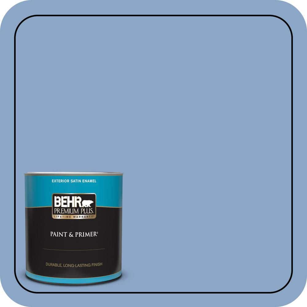 1 qt. #590D-4 Romantic Isle Satin Enamel Exterior Paint & Primer price history on PriceWatchPro