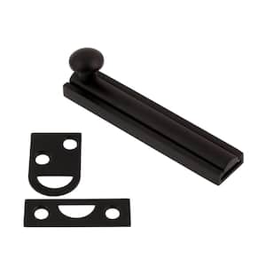 3 in. Solid Brass Oil-Rubbed Bronze Surface Bolt