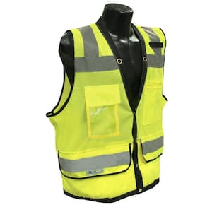 CL 2 Heavy Duty Ex Large Surveyor Green Dual Safety Vest