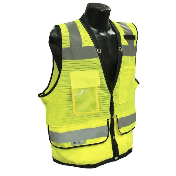 Radians CL 2 Heavy Duty Ex Large Surveyor Green Dual Safety Vest