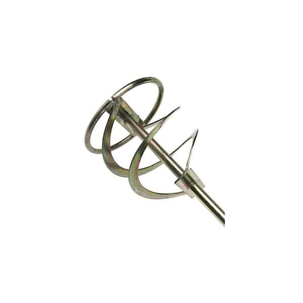 4 x 20 in. SDS Spiral Mixing Paddle Paint Mud Mixer Whisk for Drill Fits Standard Buckets