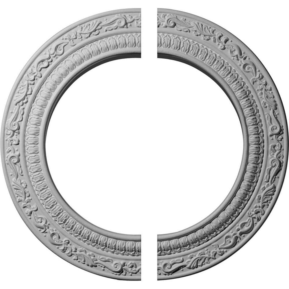 12 in. x 8 in. x 1/2 in. Andrea Urethane Ceiling Medallion, 2-Piece (Fits Canopies up to 8 in.) price history on PriceWatchPro