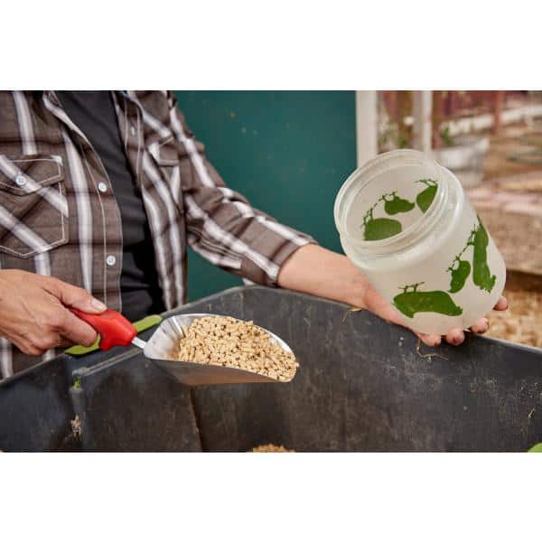 Corona Red ComfortGEL Stainless Steel Garden Hand Scoop