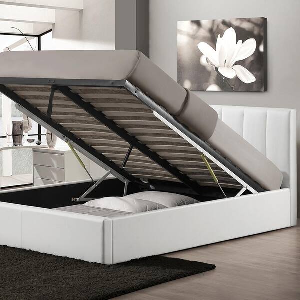 Reviews For Baxton Studio Engelbertha White Queen Upholstered Bed 28862 6113 Hd The Home Depot Queen Upholstered Bed 28862 6113 Hd, Engelbertha White Queen Upholstered Bed