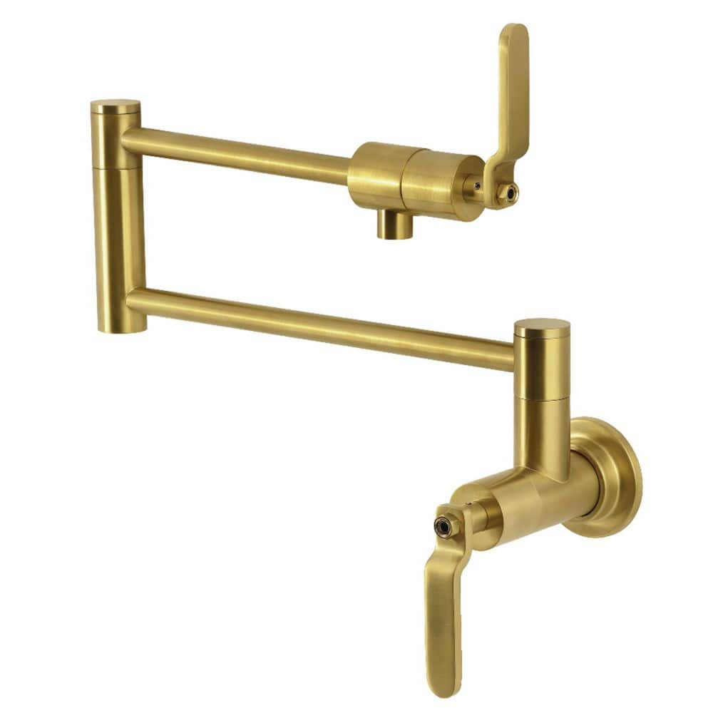 Whitaker Wall Mount Pot Filler in Brushed Brass price history on PriceWatchPro