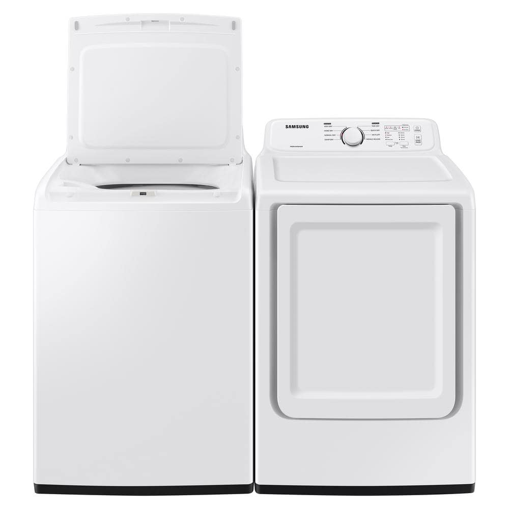 7.2 cu. ft. White Electric Dryer with Sensor Dry and Moisture Sensing