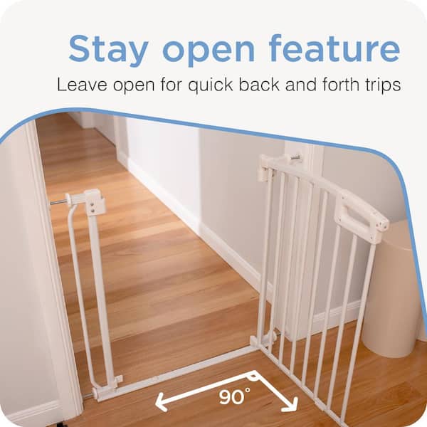Perma Child Safety White Ultimate Pressure Mounted Safety Gate 31