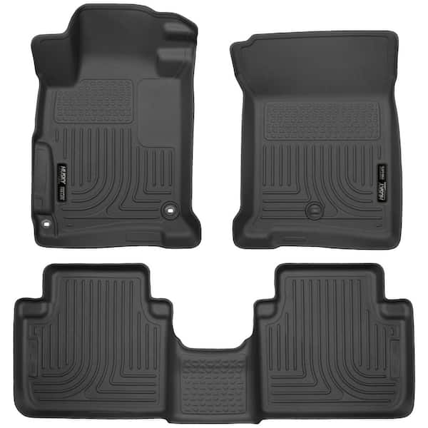 Husky Liners Front & 2nd Seat Floor Liners Fits 13-17 Accord Sedan ...