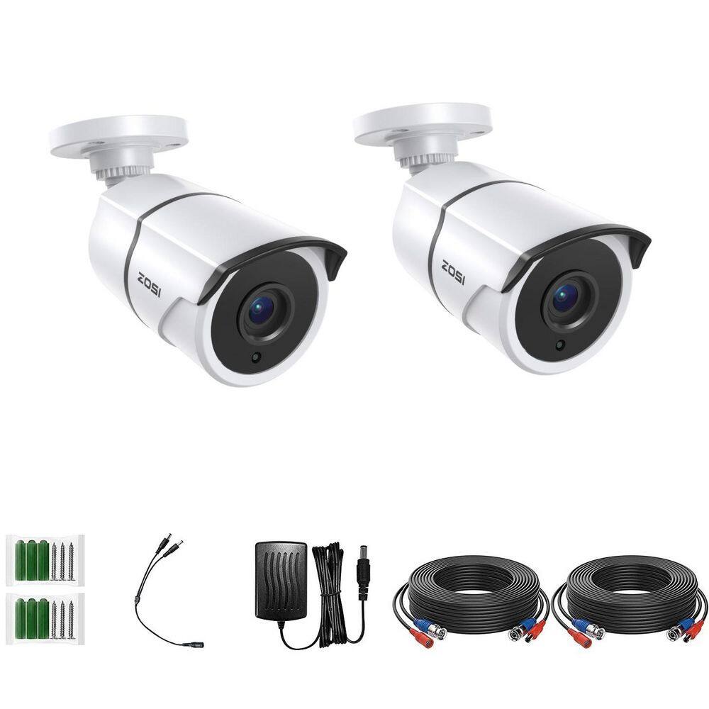 2MP Outdoor Hardwired Home Security Camera with Audio Recording, Only Compatible with 1080P/5MP/4K HD-TVI TVI Analog DVR price history on PriceWatchPro