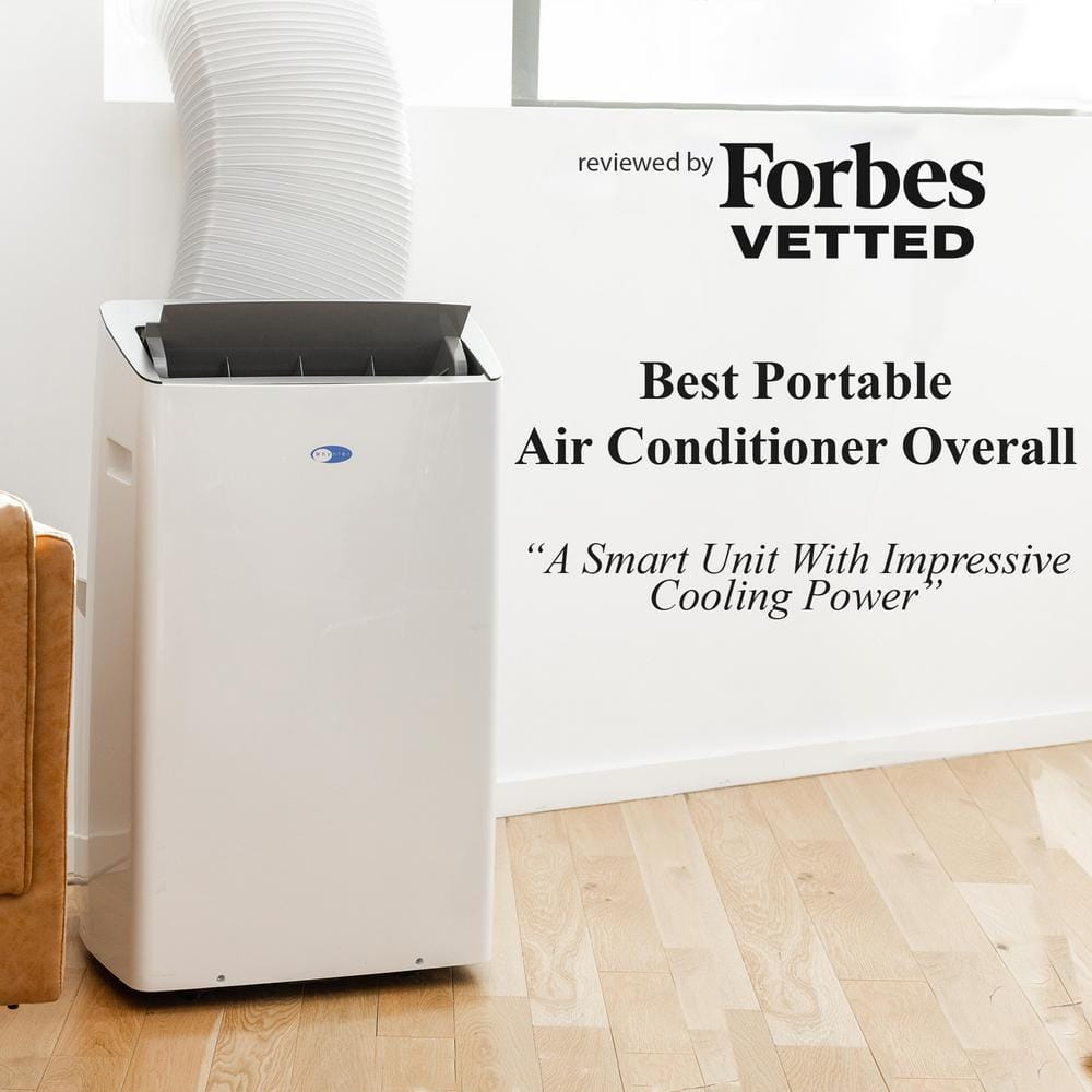 Whynter 14,000 BTU White Portable AC with Heater and Wi-Fi