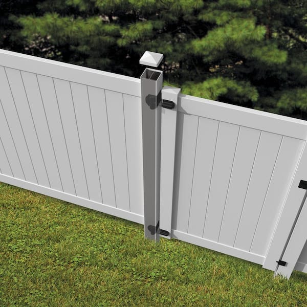 5 in. x 5 in. x 106 in. Aluminum Insert Fence Post Insert