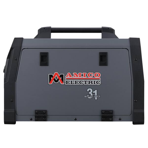 Amico MTS-185 185 Amp 3-in-1 MIG/Flux/TIG/Stick Arc Welder – 110V/220V With Spool Gun SPG15180