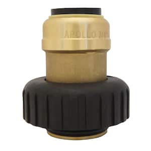 3/4 in. Brass Push to Connect x 3/4 in. Clack Water Softener Adapter (2-Pack)