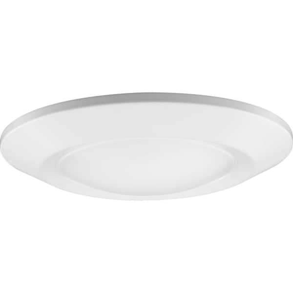Intrinsic 5 in. LED Satin White Surface Mount Recessed Trim , 5 CCT, 1 Pack