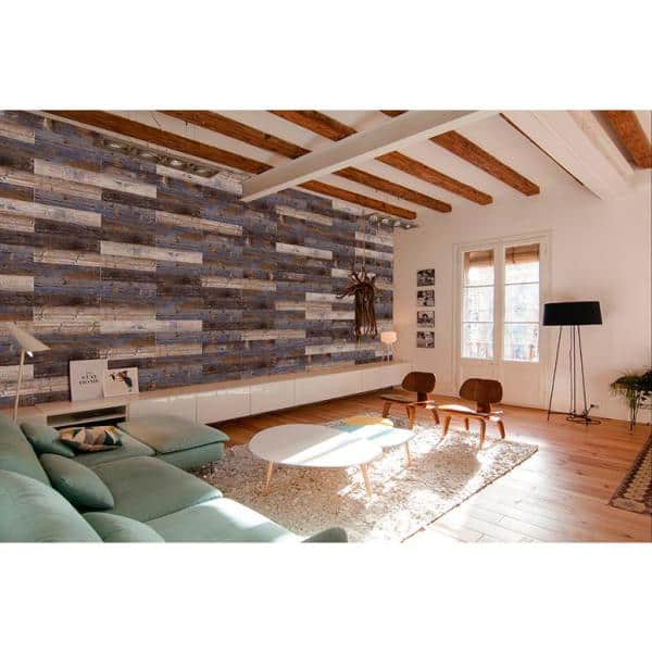 Take Home Sample - Samba Aged Wood Waterproof Colors Glue Down 6 in. x 6 in. Luxury Vinyl Plank