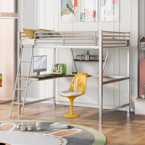 Harper and bright designs deals loft bed with desk