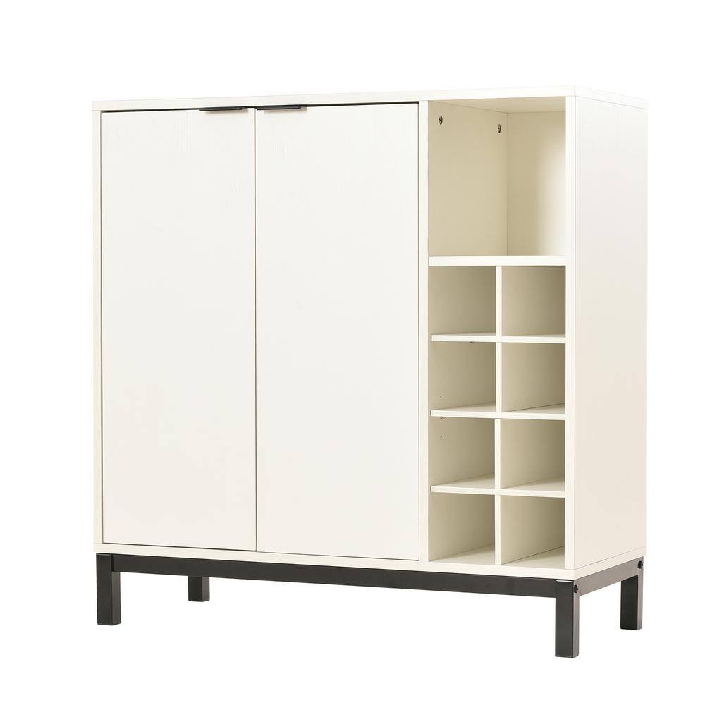 Tatahance 8 in Sideboards and Buffets With Storage Coffee Bar Cabinet in  White WF8AAW-JM - The Home Depot