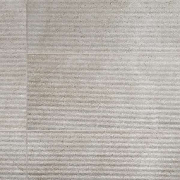 Ivy Hill Tile Iris Chiseled Fumo 11.69 in. x 23.5 in. Chiseled Porcelain Floor and Wall Tile (9.68 sq. ft./Case)