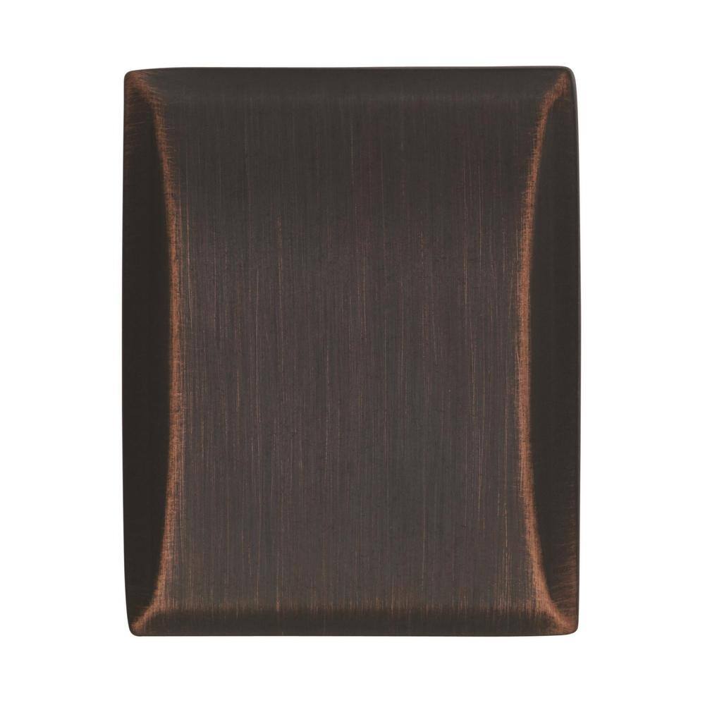 Candler Oil-Rubbed Bronze Rectangular Cabinet Knob 1-1/4 inch