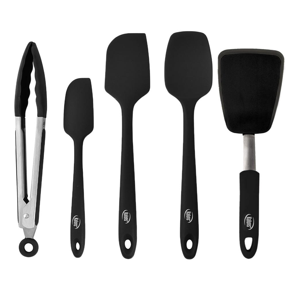 Cooking Spoon, Berglander 6 Pieces Spatula Set Stainless Steel, Metal  Spatula, Serving Spoon, Kitchen Tools Set Non-Stick And Heat Resistant