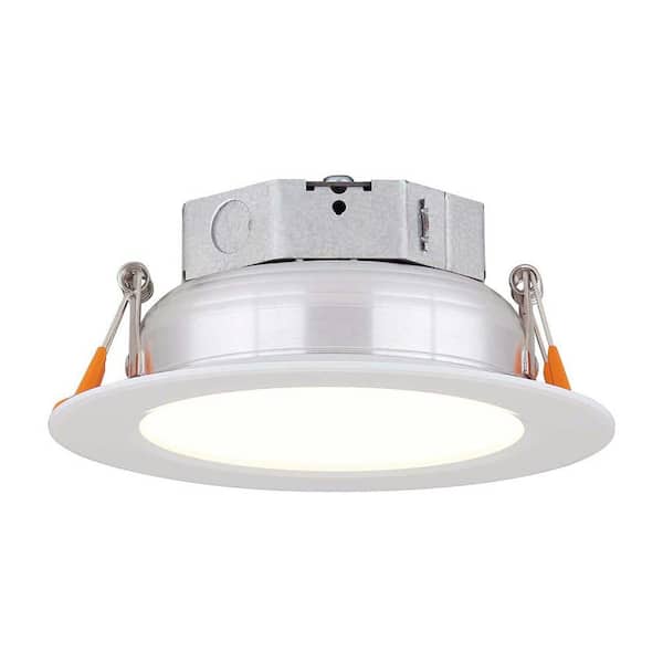 CANARM 4 in. White Integrated LED Recessed Kit