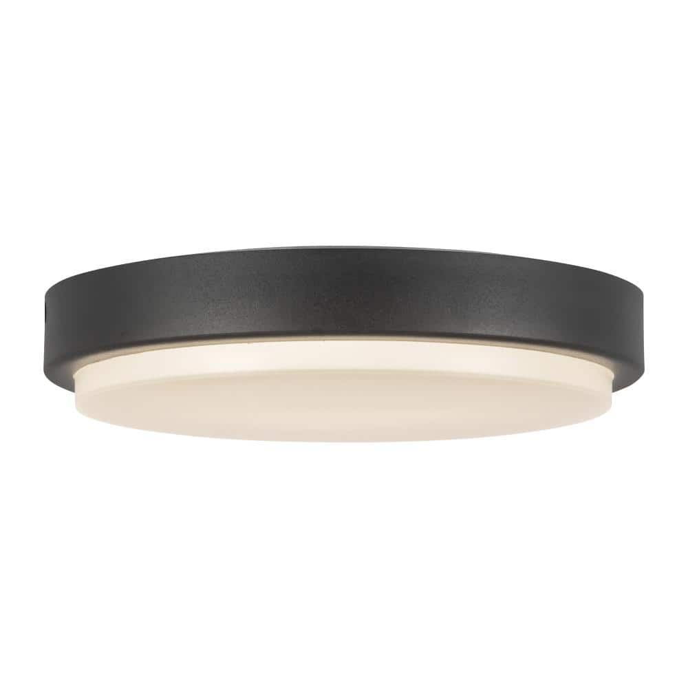 Bailey 9-in Black dimmable LED Outdoor Ceiling Light price history on PriceWatchPro
