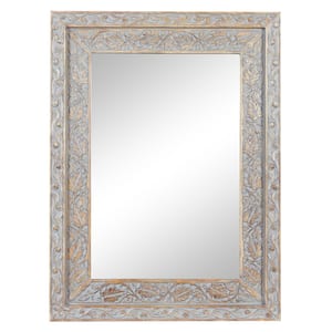 Brown Vintage Wall Mirror, 36 in. x 3 in. x 48 in.