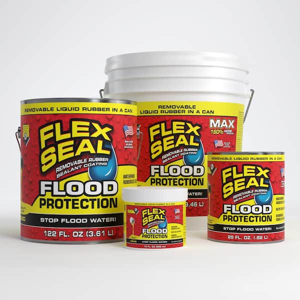 Flex Seal Flood Protection Liquid Rubber Sealant Spray Paint Coating  10 oz.  (4-Pack) (Yellow)