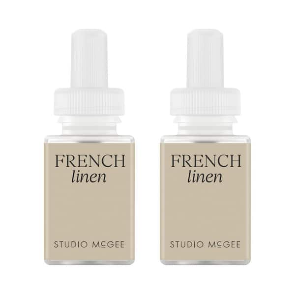 Pura Studio McGee - French Linen - Fragrance Refill for Smart Fragrance Diffusers - 2 Pack