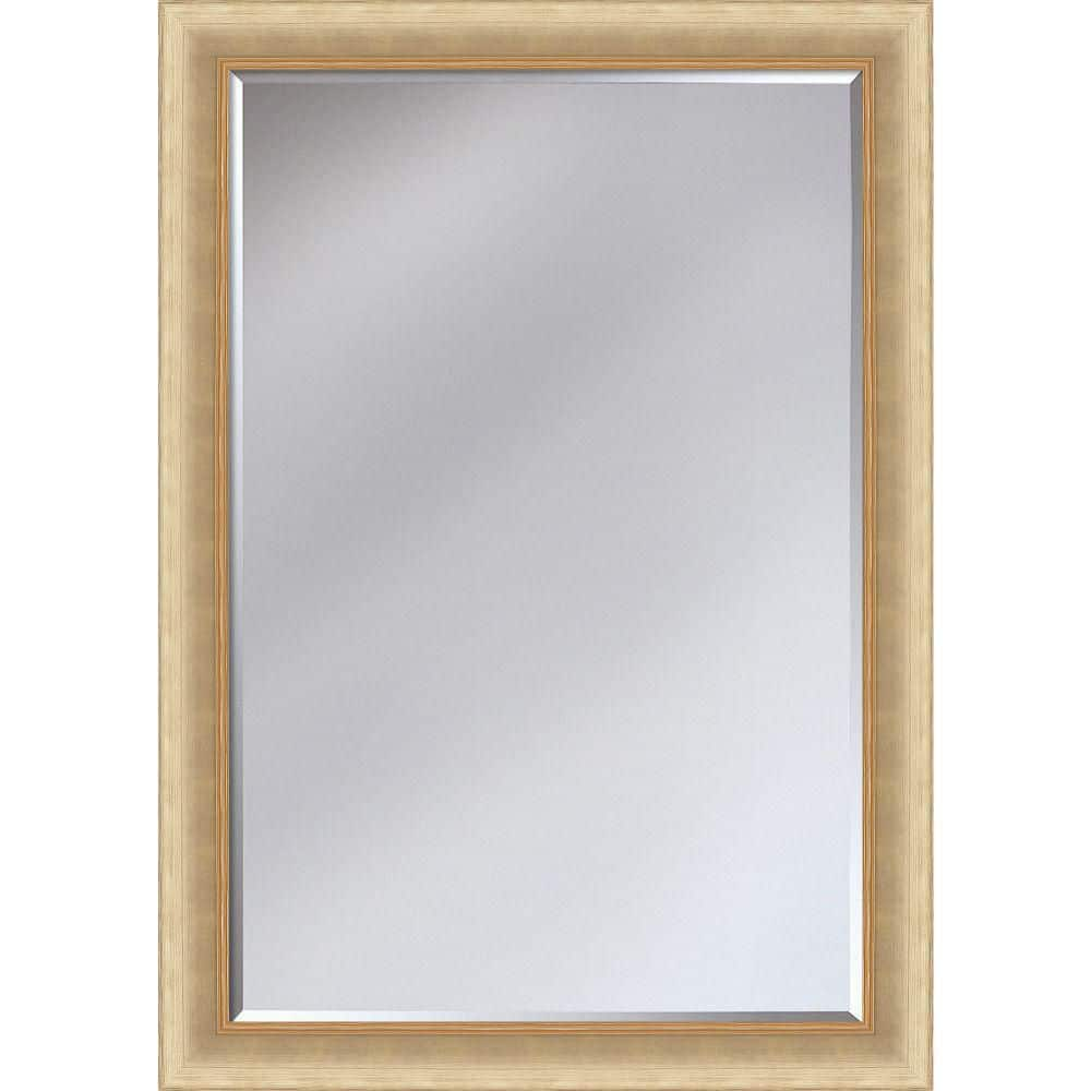 LA PASTICHE 25.38 In. W X 35.38 In. H Rectangle Wood Andover Champagne ...