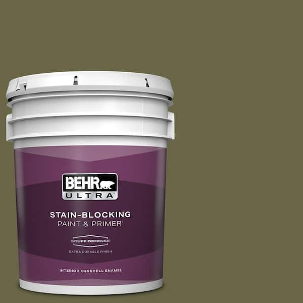 BEHR ULTRA 5 gal. #S350-7 Cedar Glen Extra Durable Eggshell Enamel Interior Paint & Primer